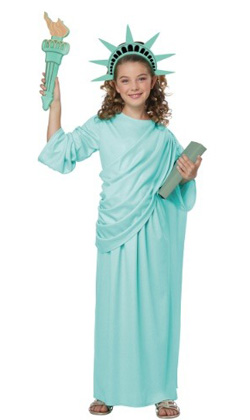 Statue Of Liberty Costume for Girls